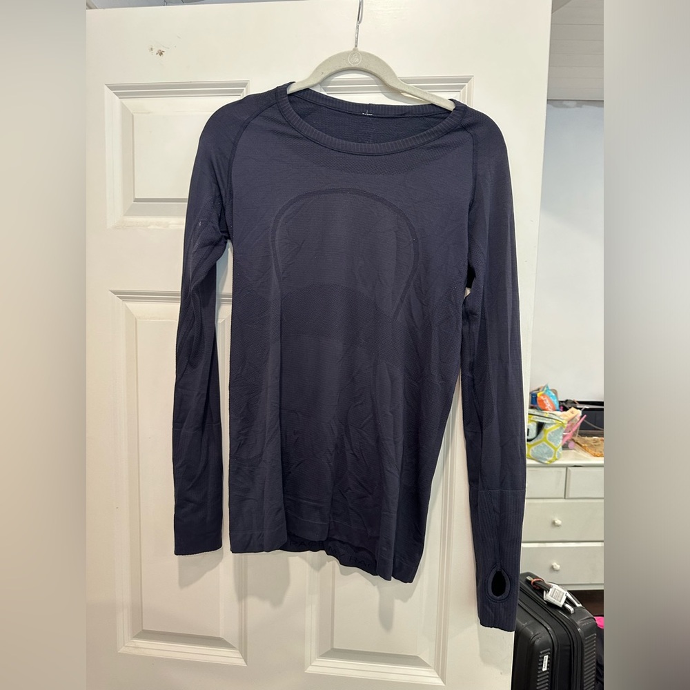 Lululemon Swiftly Long Navy sz 10
